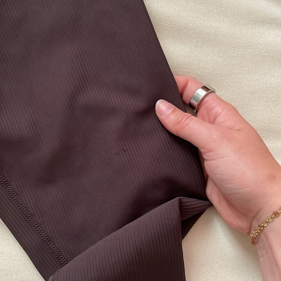 Varley Women's Let's Move Rib High Legging Chocolate Torte Size XS - Picture 6 of 7